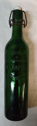 Ancienne bouteille verre - ancienne, en